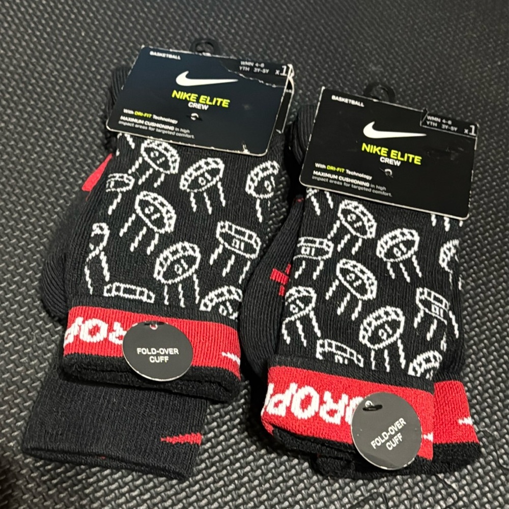 Nike youth basketball socks dimes awesome brand new